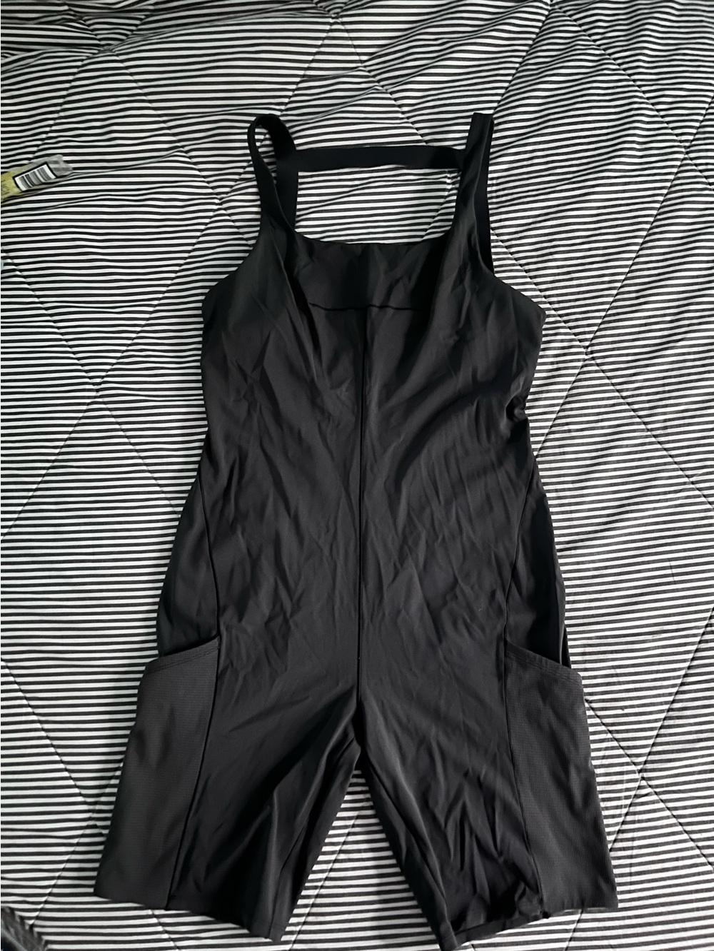 Lululemon Black One-Piece Athletic Romper